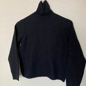 Basic Black Long Sleeve Turtleneck